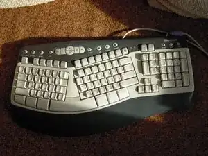 Démontage et nettoyage du Microsoft Natural Multimedia Keyboard