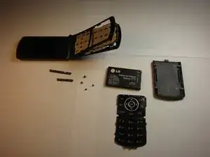 Remplacement des coussins de la carte mère du LG VX8550