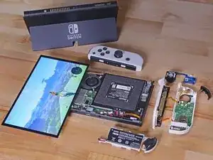 Démontage du modèle OLED de la Nintendo Switch