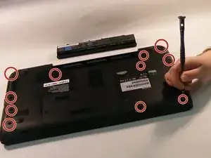 Partie inférieure du boîtier