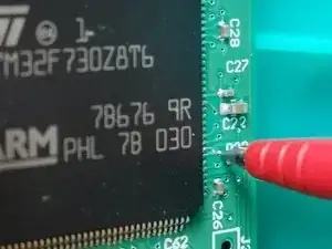 Réparation piste coupée