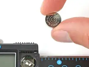 Changement batterie pied à coulisse numérique