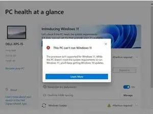 Comment installer Windows 11 sur un appareil non pris en charge