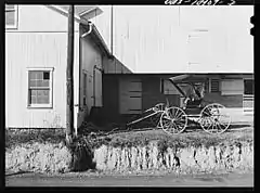 A farmer who rides into town every day in a buggy