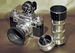 Viseur rotatif du Contax IIa