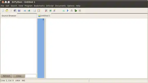 Drpython-Screenshot-Empty