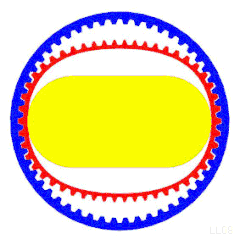 Schéma d'un réducteur Harmonic Drive