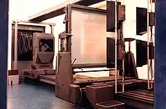 Chambre utilisée pour la reproduction de plans de grandes dimensions
