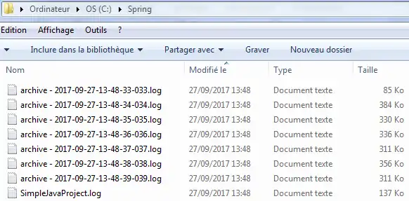 Log4j - Time based triggered files - 2017-09-27