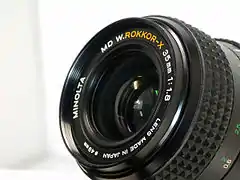 Minolta MD W.Rokkor-X 35 mm f/1,8 (vers 1980)