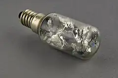 Lampe flash d'origine inconnue contenant des feuilles de magnésium