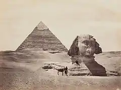 Pyramide et Sphinx, 1858
