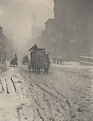 "Winter - Fifth Avenue, 1893