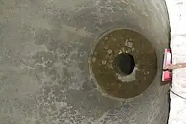 La cuve de la glacière.