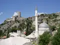 La mosquée de Počitelj (XVIe siècle, Bosnie-Herzégovine).