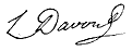 Signature de Louis Nicolas Davout