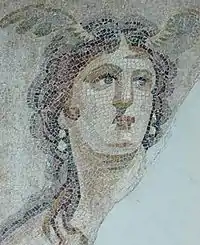 Mosaïque romaine représentant Téthys, :musée archéologique d'Hatay (en).