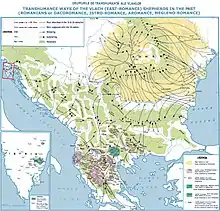 Les chemins traditionnels de transhumance des Valaques.